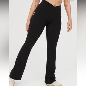 OFFLINE By Aerie Real Me High Waisted Crossover Flare Legging